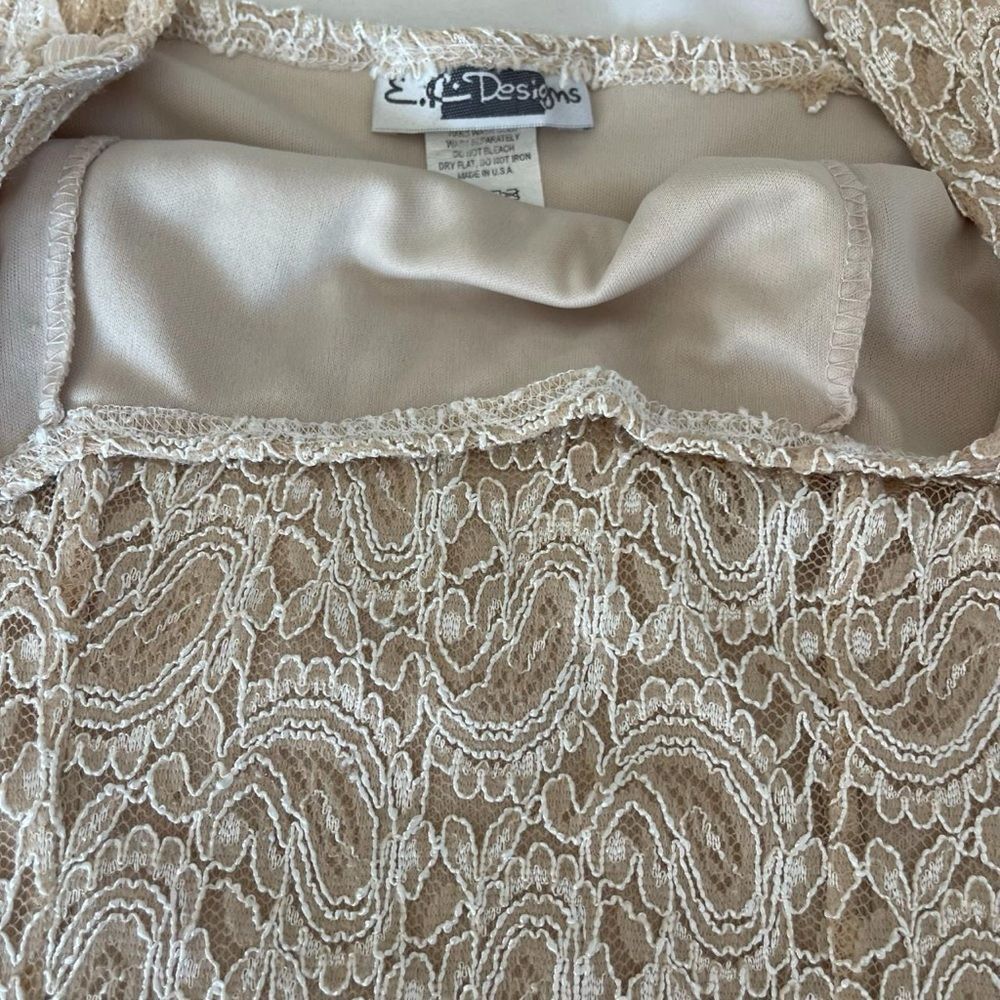 Vintage lace tank top
